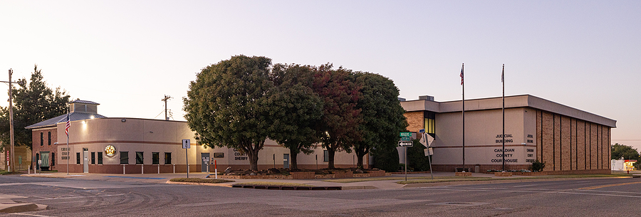 The Canadian County Courthouse in El Reno, OK